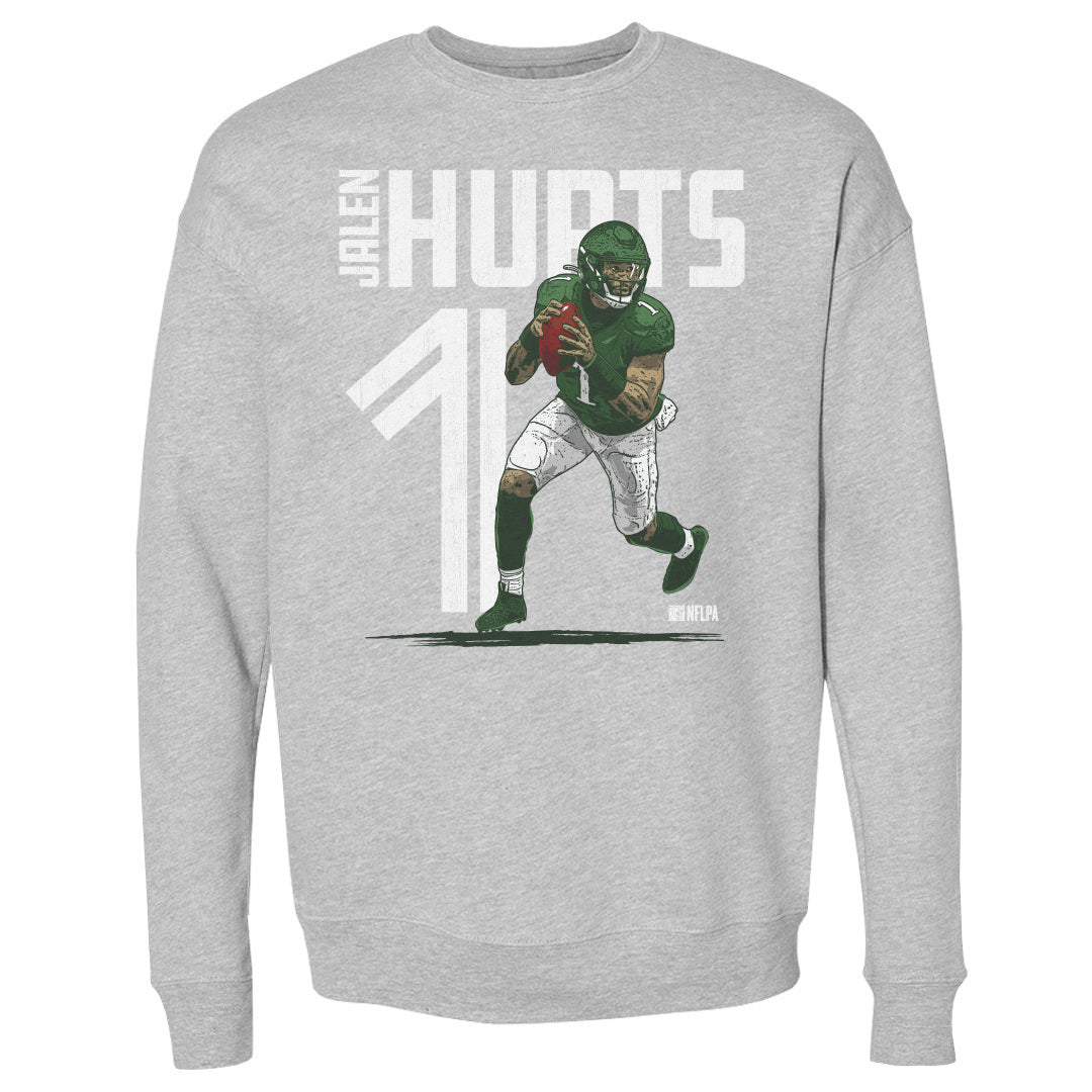 Jalen Hurts Men&#39;s Crewneck Sweatshirt | 500 LEVEL