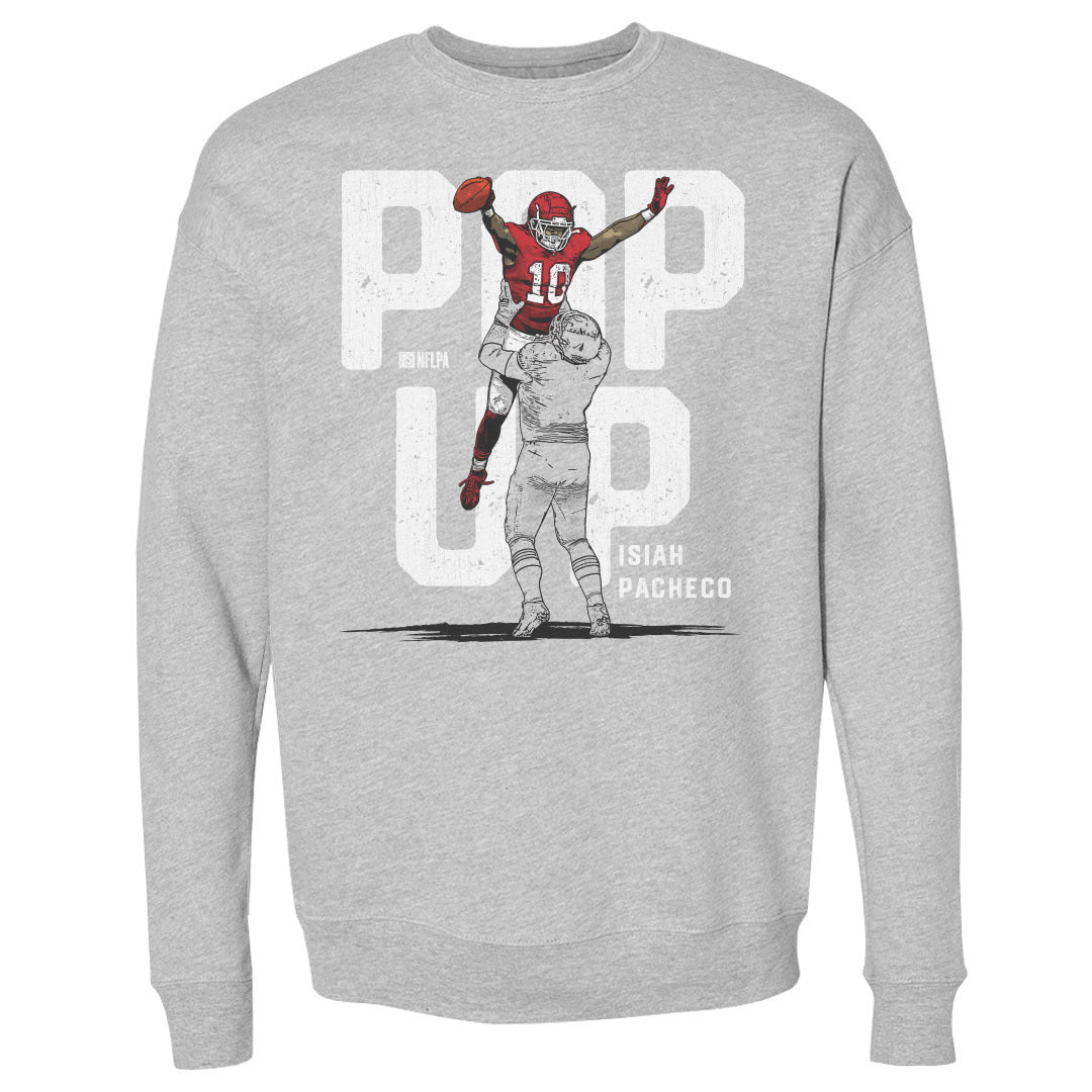 Isiah Pacheco Men&#39;s Crewneck Sweatshirt | 500 LEVEL