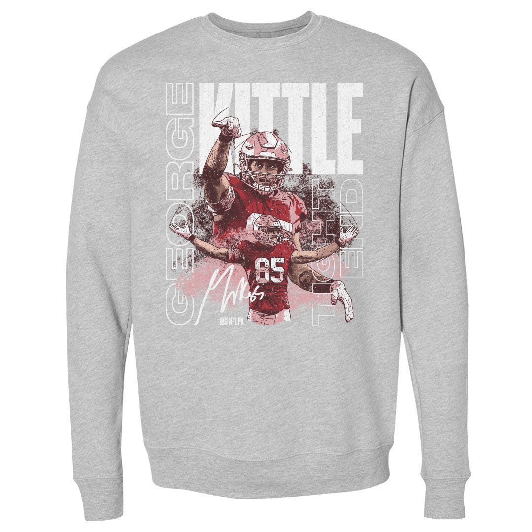 George Kittle Men&#39;s Crewneck Sweatshirt | 500 LEVEL