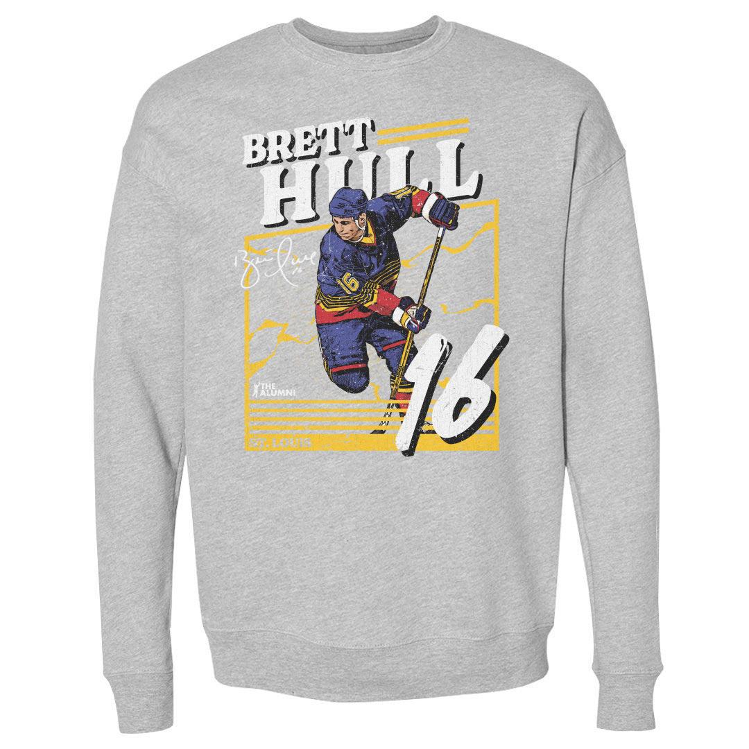 Brett Hull Men&#39;s Crewneck Sweatshirt | 500 LEVEL