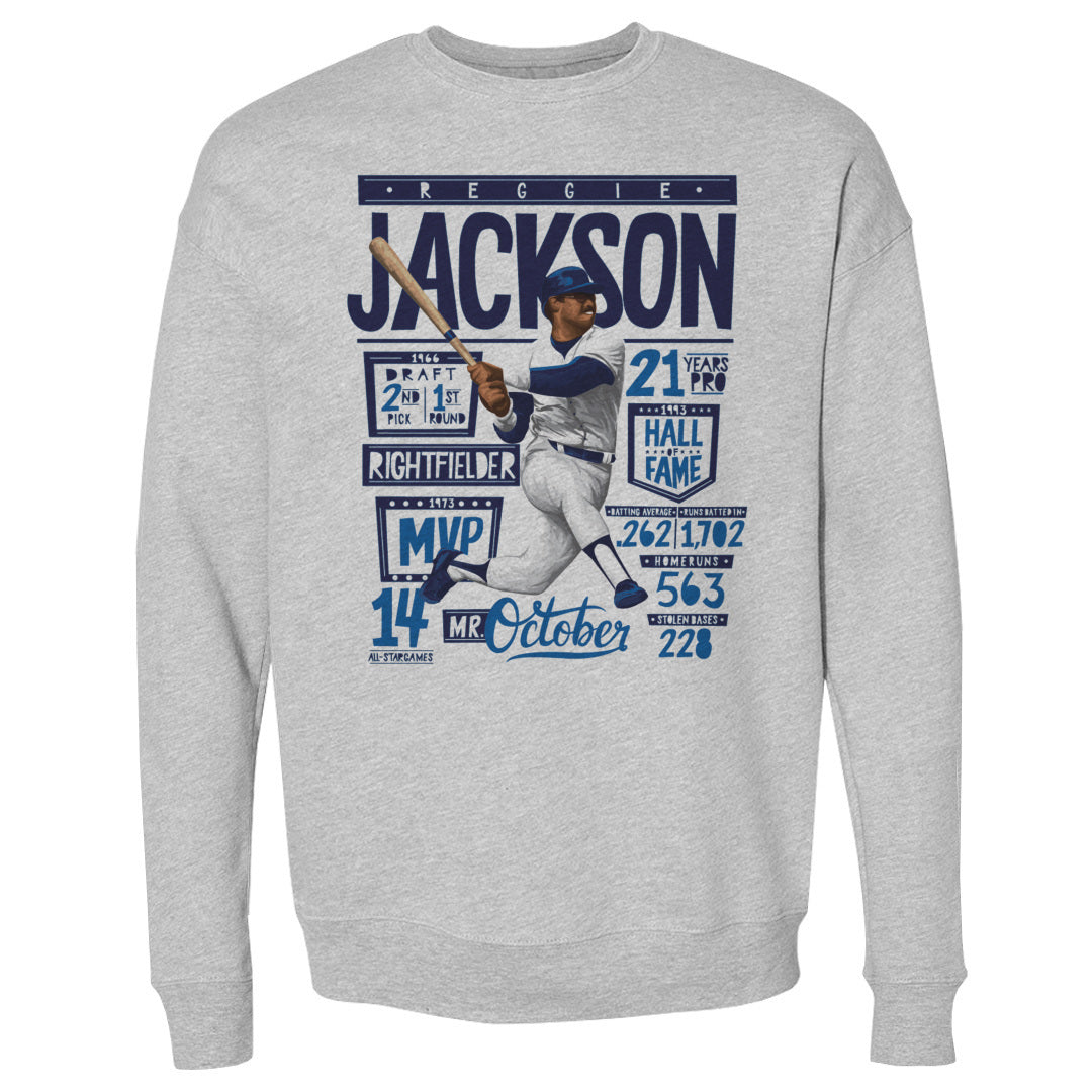 Reggie Jackson Men&#39;s Crewneck Sweatshirt | 500 LEVEL