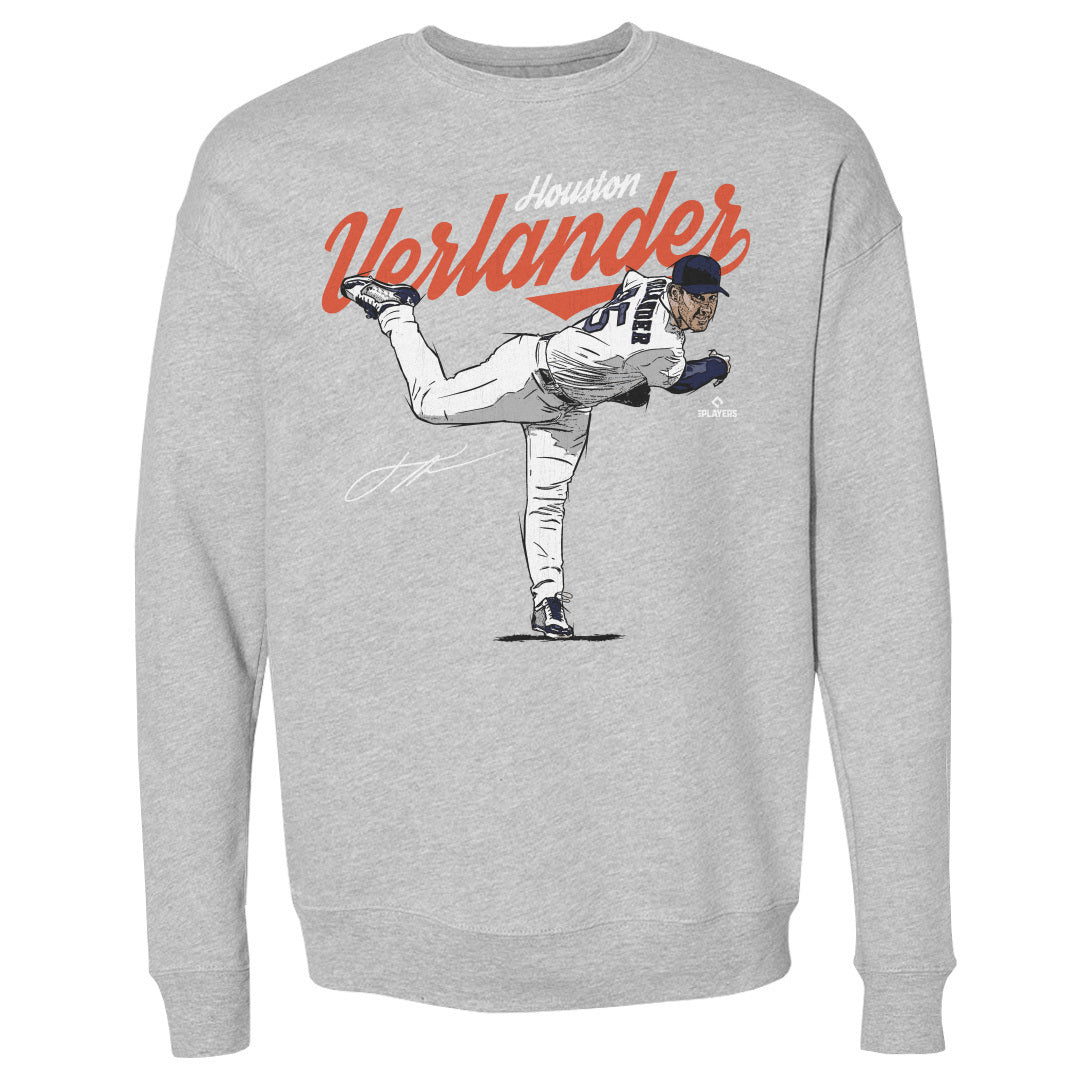 Justin Verlander Men&#39;s Crewneck Sweatshirt | 500 LEVEL