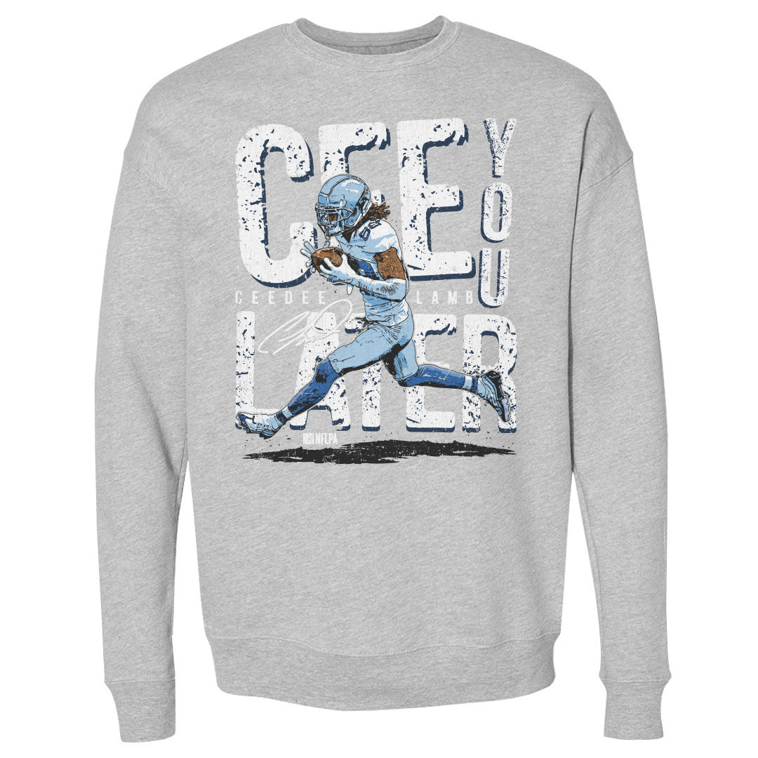 CeeDee Lamb Men&#39;s Crewneck Sweatshirt | 500 LEVEL