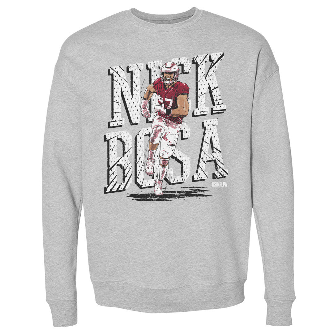 Nick Bosa Men&#39;s Crewneck Sweatshirt | 500 LEVEL