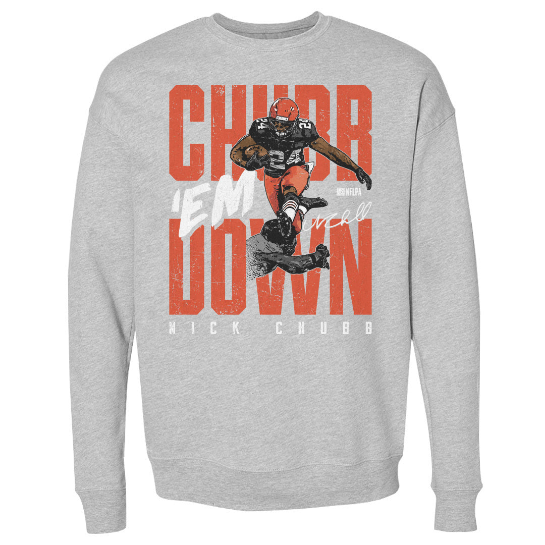 Nick Chubb Men&#39;s Crewneck Sweatshirt | 500 LEVEL