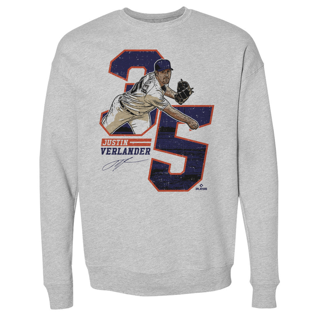 Justin Verlander Men&#39;s Crewneck Sweatshirt | 500 LEVEL