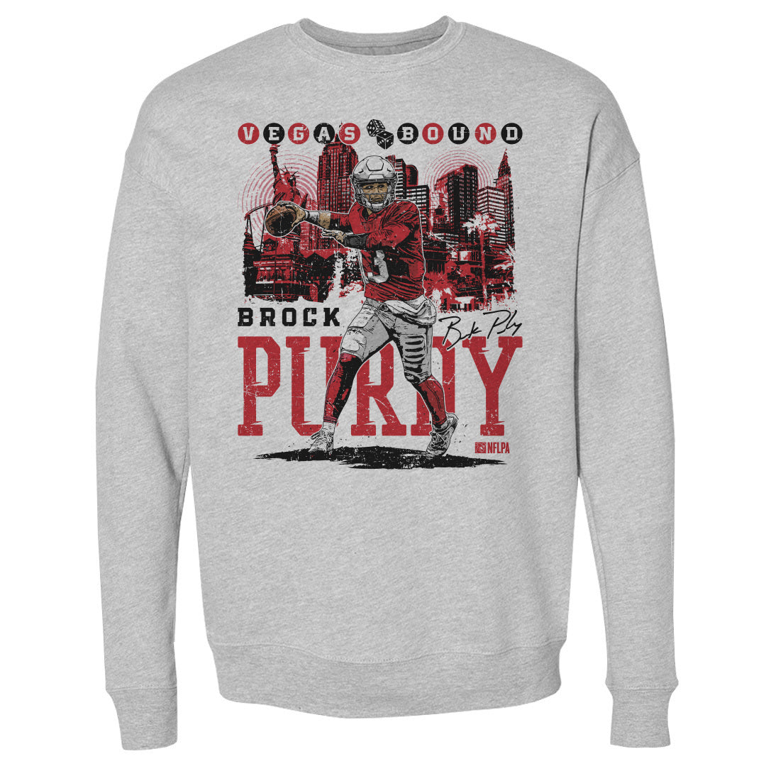 Brock Purdy Men&#39;s Crewneck Sweatshirt | 500 LEVEL