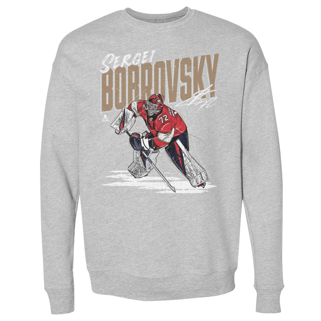 Sergei Bobrovsky Men&#39;s Crewneck Sweatshirt | 500 LEVEL