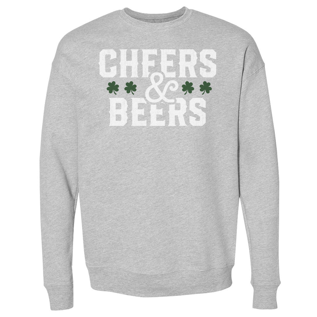 St. Patrick&#39;s Day Men&#39;s Crewneck Sweatshirt | 500 LEVEL