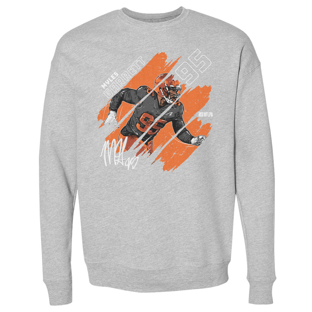 Myles Garrett Men&#39;s Crewneck Sweatshirt | 500 LEVEL