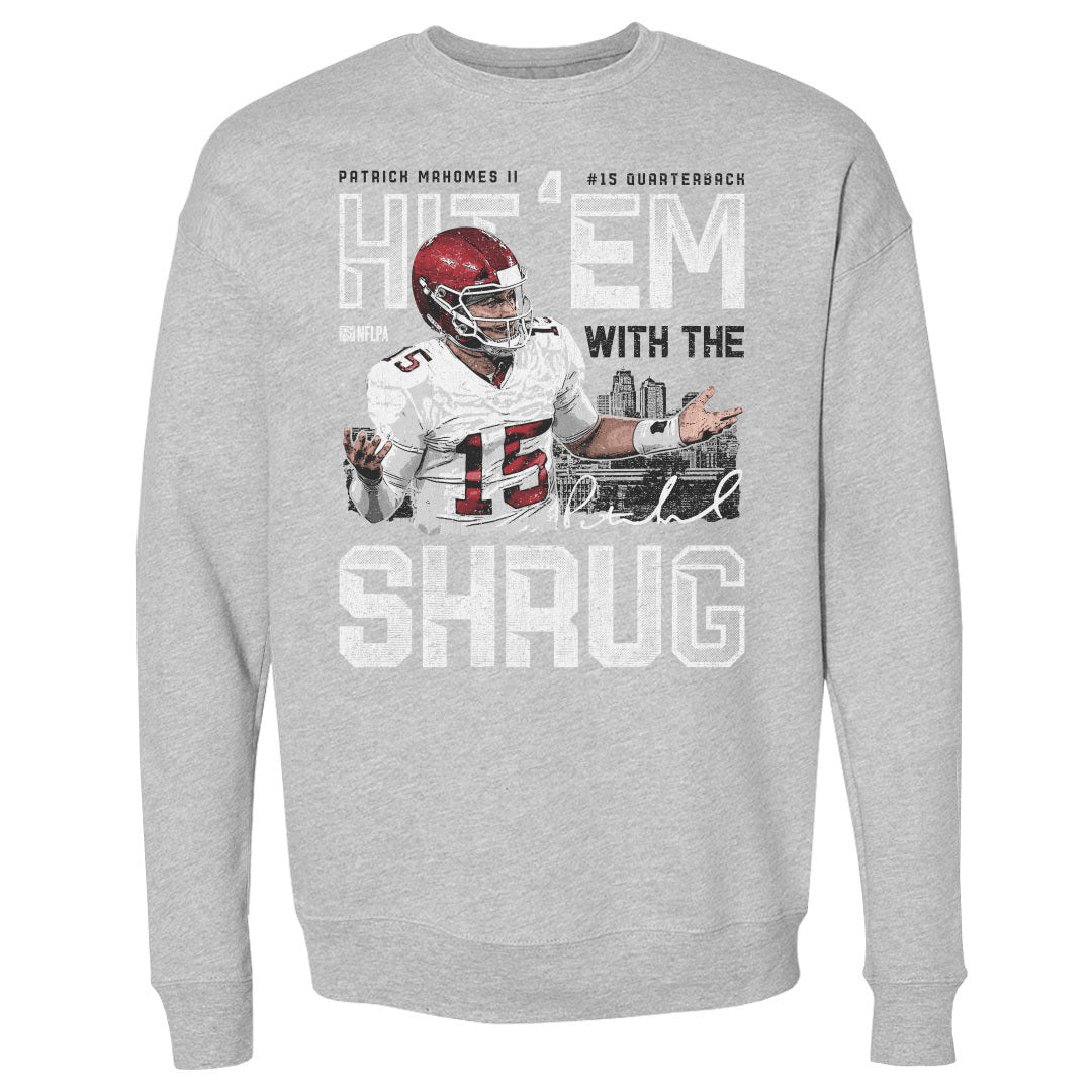 Patrick Mahomes Men&#39;s Crewneck Sweatshirt | 500 LEVEL