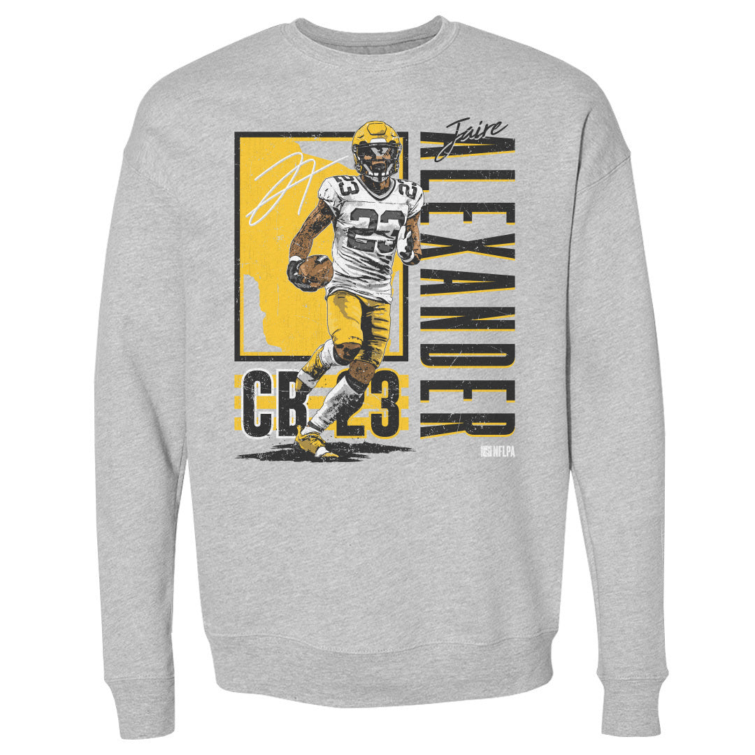 Jaire Alexander Green Bay Packers Men's Legend White Color Rush T-Shirt