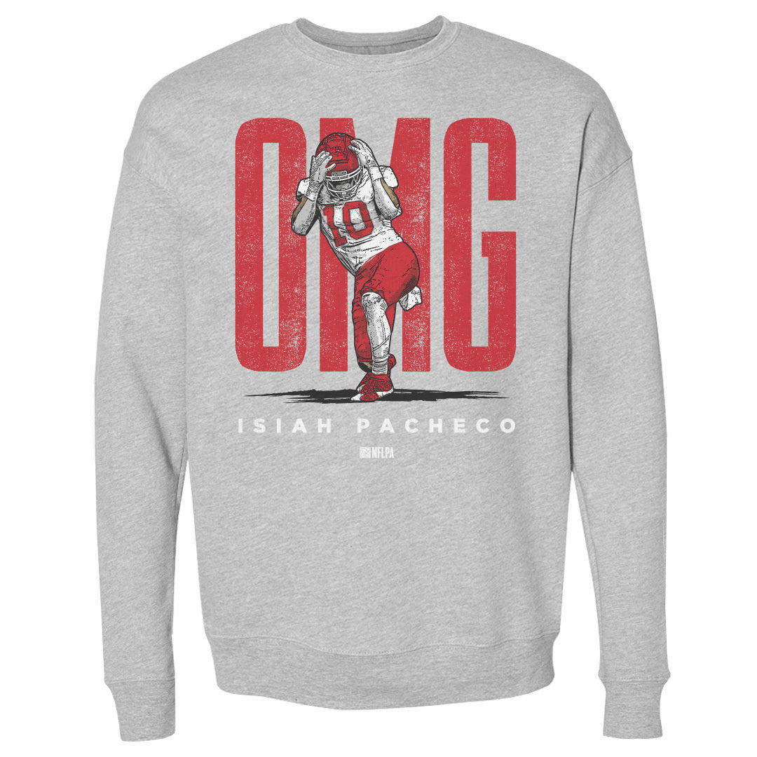 Isiah Pacheco Men&#39;s Crewneck Sweatshirt | 500 LEVEL