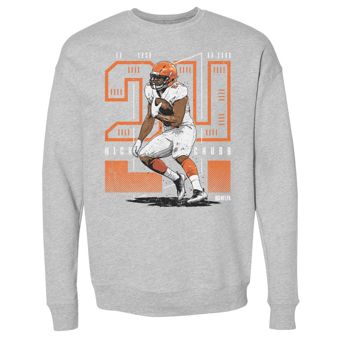 Nick Chubb Men&#39;s Crewneck Sweatshirt | 500 LEVEL