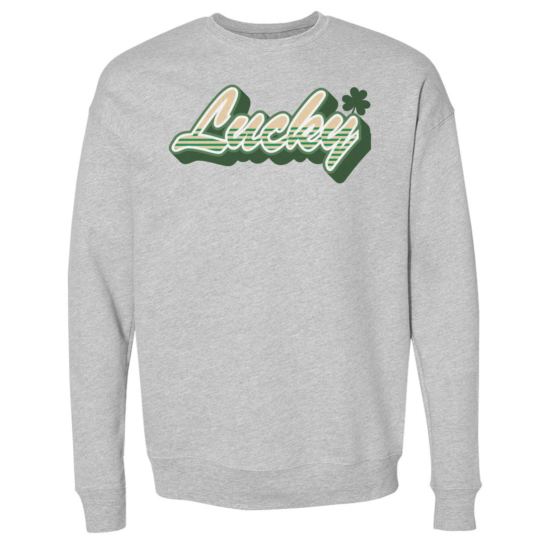 St. Patrick&#39;s Day Men&#39;s Crewneck Sweatshirt | 500 LEVEL