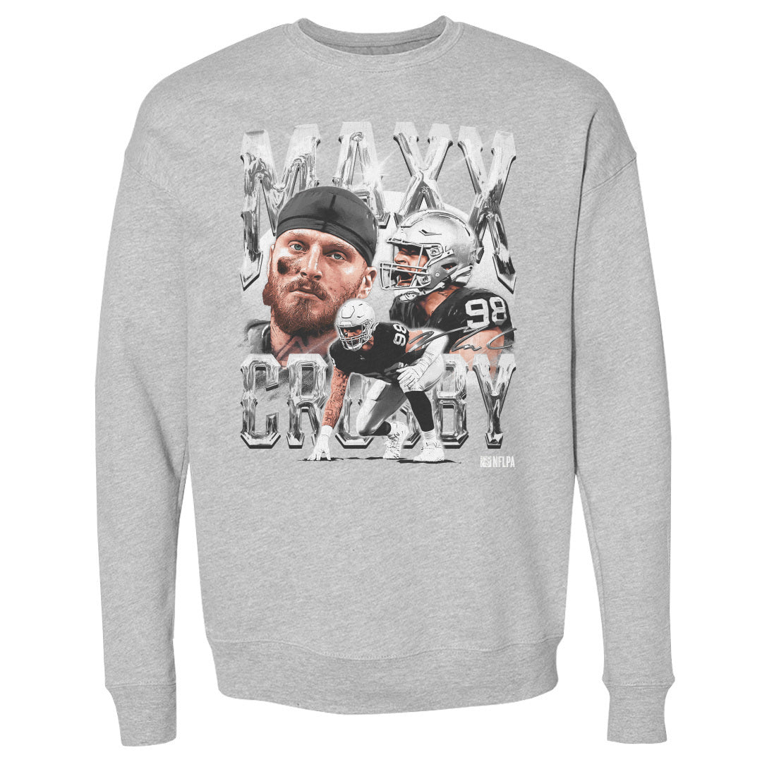 Maxx Crosby Men&#39;s Crewneck Sweatshirt | 500 LEVEL