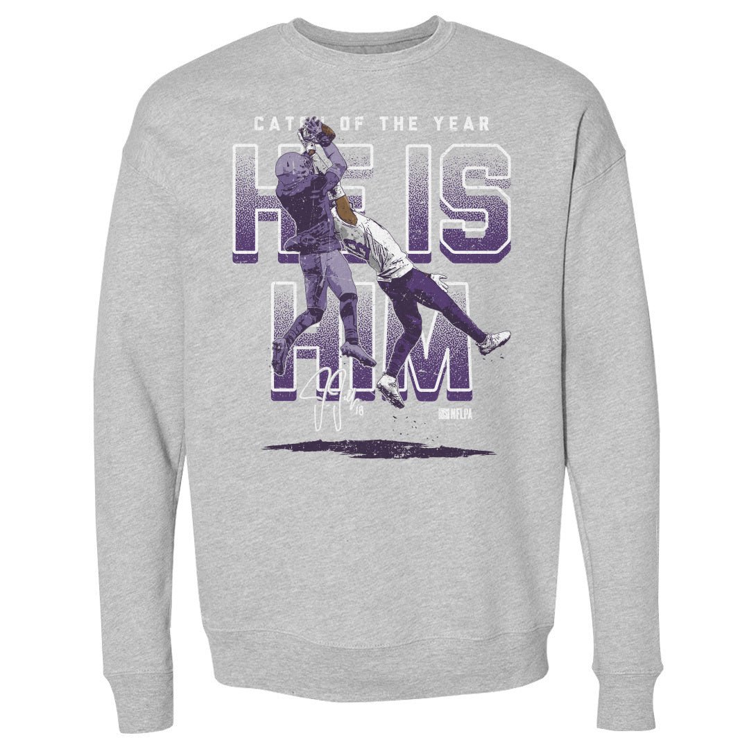 Justin Jefferson Men&#39;s Crewneck Sweatshirt | 500 LEVEL