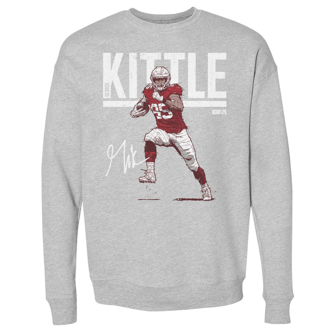 George Kittle Men&#39;s Crewneck Sweatshirt | 500 LEVEL