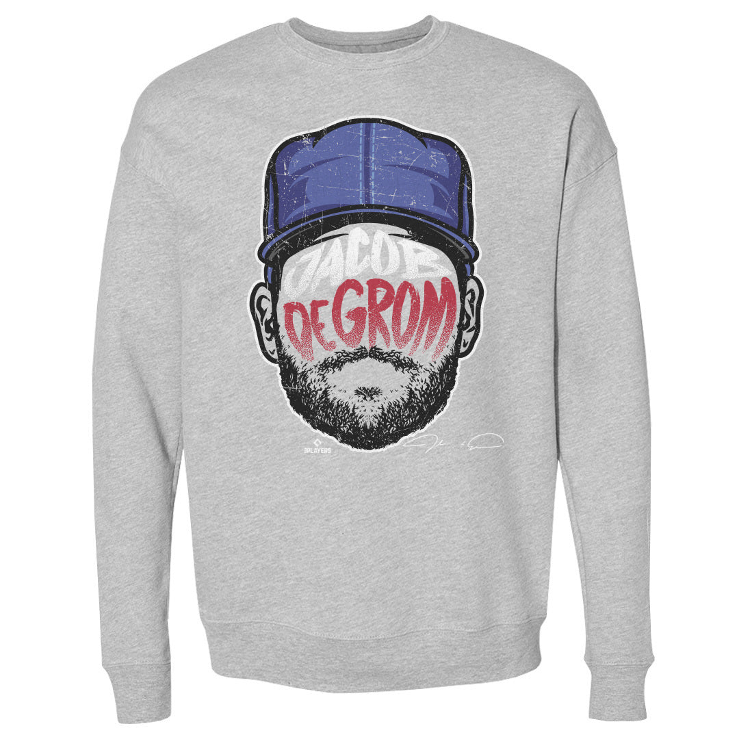 Jacob deGrom Men&#39;s Crewneck Sweatshirt | 500 LEVEL