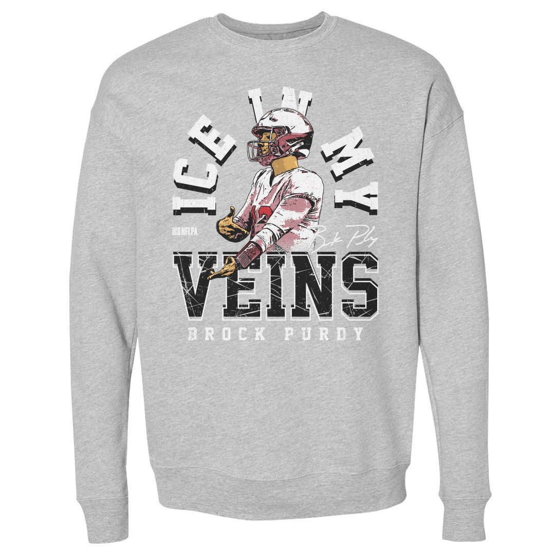 Brock Purdy Men's Crewneck Sweatshirt, San Francisco Football Men's  Crewneck Sweatshirt