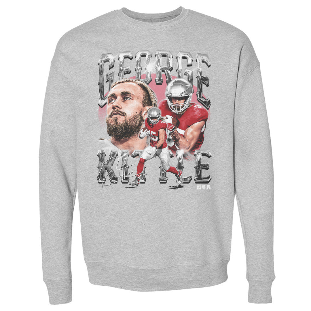 George Kittle Men&#39;s Crewneck Sweatshirt | 500 LEVEL