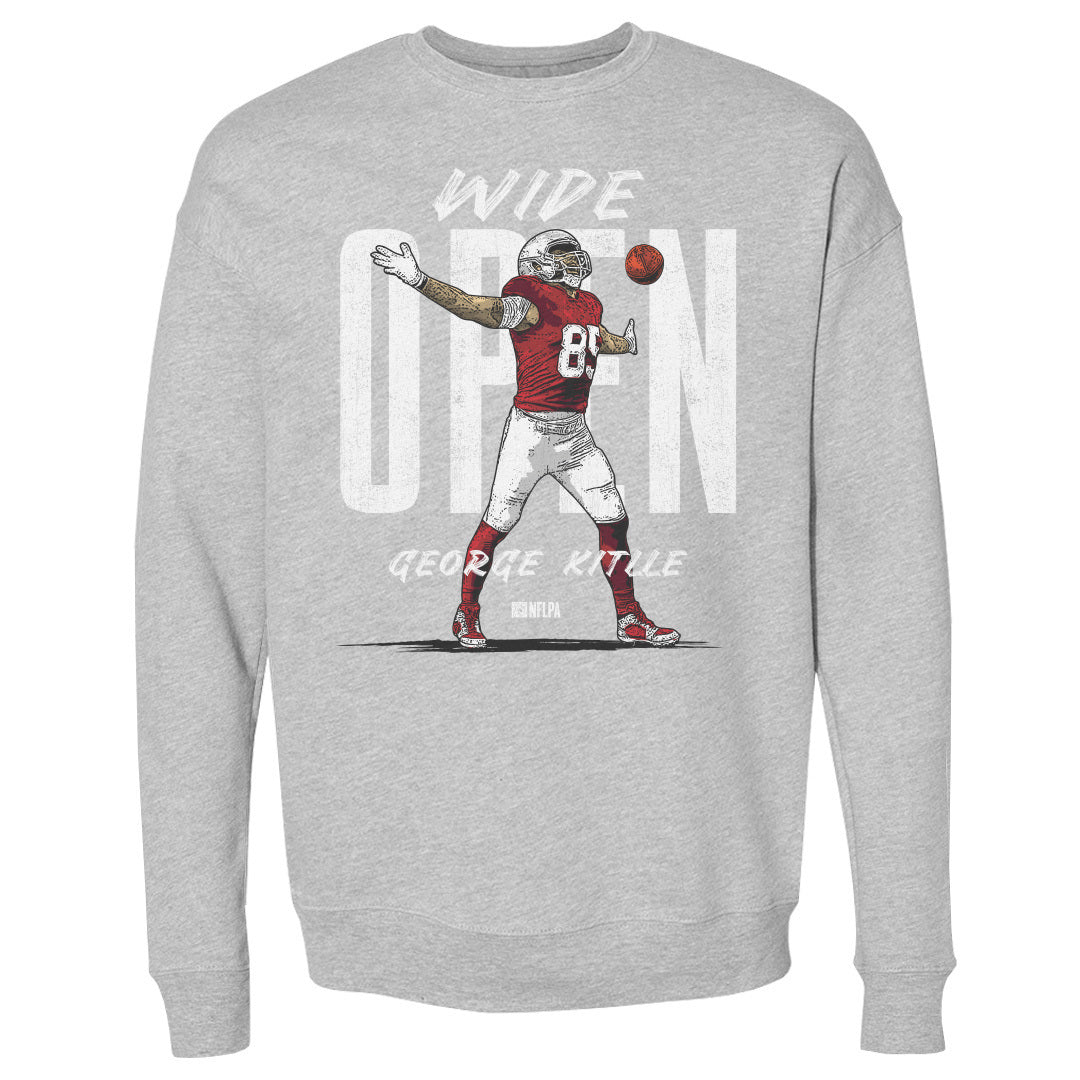 George Kittle Men&#39;s Crewneck Sweatshirt | 500 LEVEL