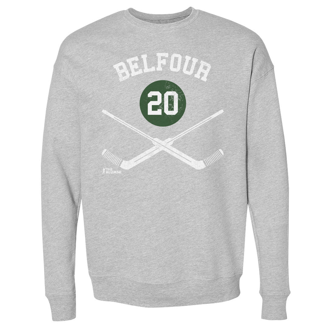 Ed Belfour Men&#39;s Crewneck Sweatshirt | 500 LEVEL