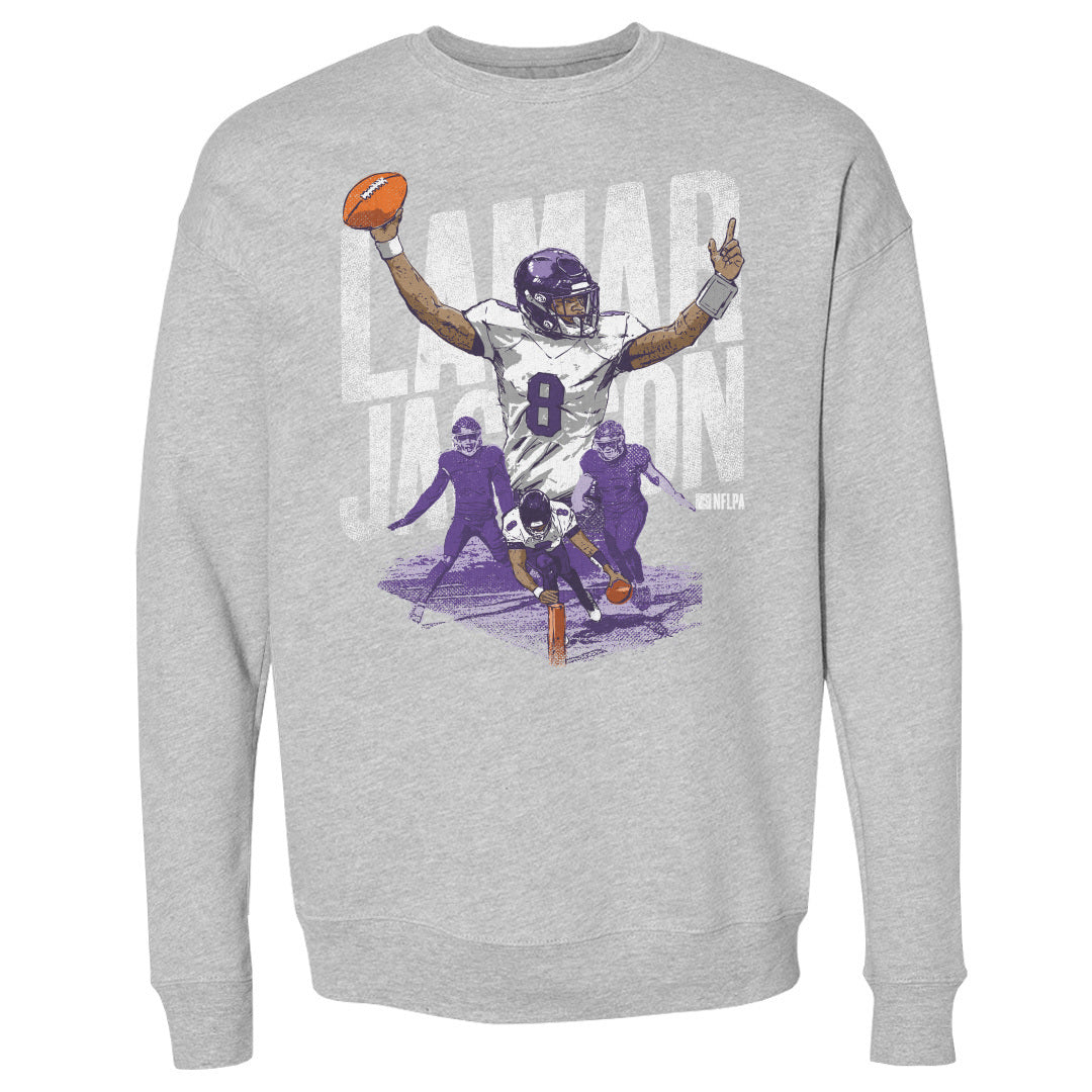 Lamar Jackson Men&#39;s Crewneck Sweatshirt | 500 LEVEL