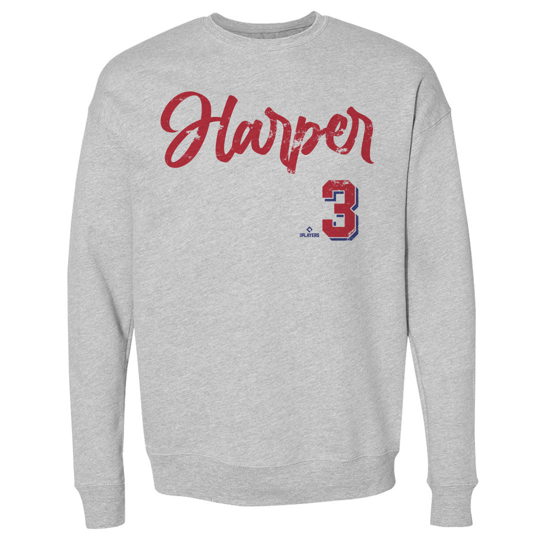 Bryce Harper Men&#39;s Crewneck Sweatshirt | 500 LEVEL