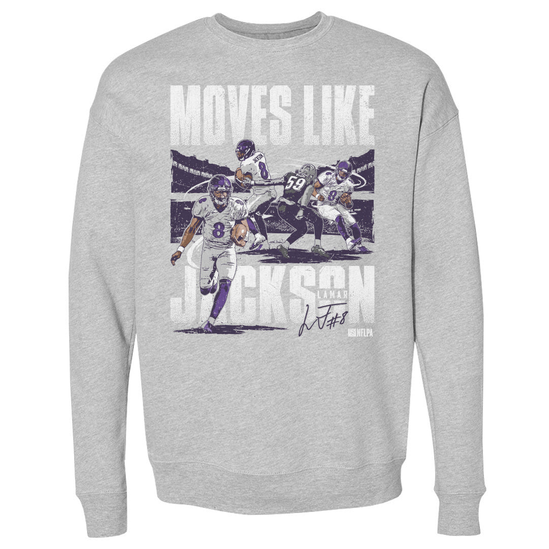 Lamar Jackson Men&#39;s Crewneck Sweatshirt | 500 LEVEL