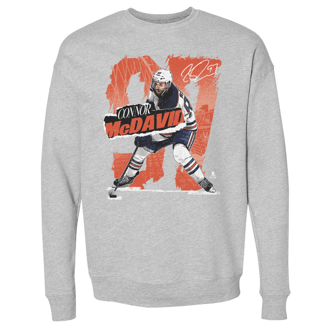 Connor McDavid Men&#39;s Crewneck Sweatshirt | 500 LEVEL