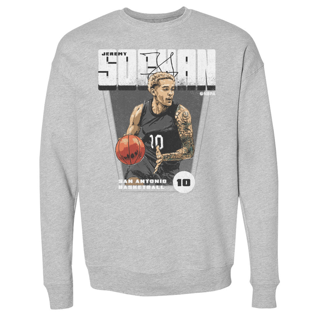 Jeremy Sochan Men&#39;s Crewneck Sweatshirt | 500 LEVEL