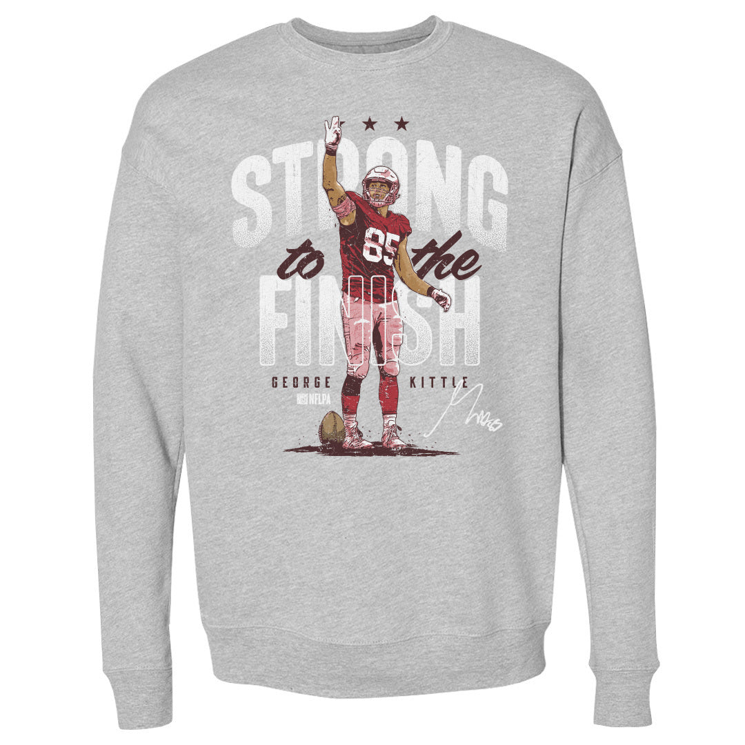 George Kittle Men&#39;s Crewneck Sweatshirt | 500 LEVEL