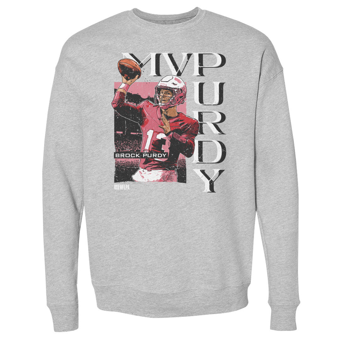 Brock Purdy Men&#39;s Crewneck Sweatshirt | 500 LEVEL