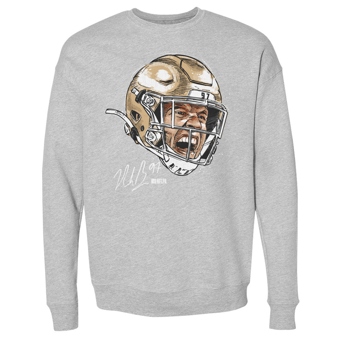 Nick Bosa Men&#39;s Crewneck Sweatshirt | 500 LEVEL