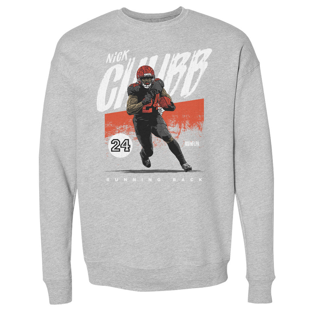 Nick Chubb Men&#39;s Crewneck Sweatshirt | 500 LEVEL