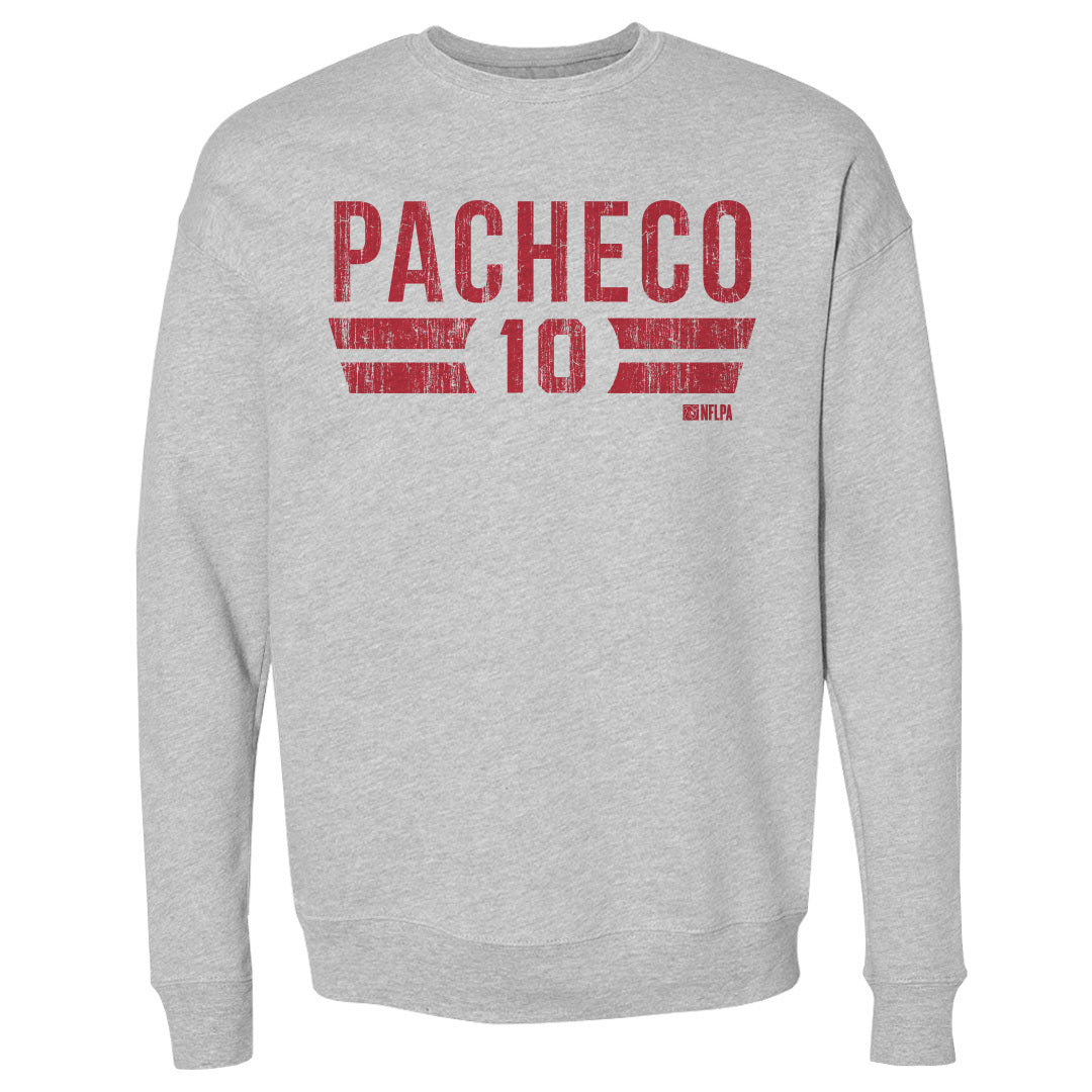 Isiah Pacheco Men&#39;s Crewneck Sweatshirt | 500 LEVEL