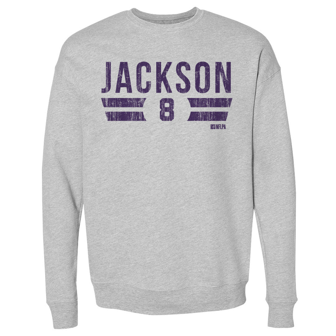 Lamar Jackson Men&#39;s Crewneck Sweatshirt | 500 LEVEL