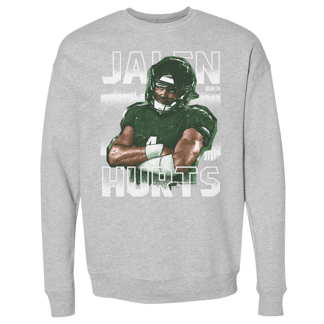 Jalen Hurts Men&#39;s Crewneck Sweatshirt | 500 LEVEL