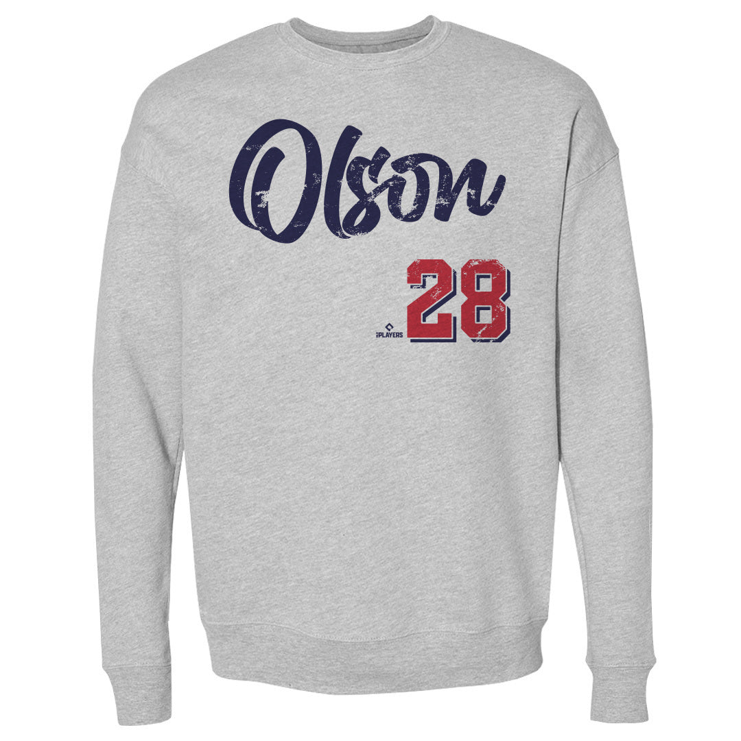 Matt Olson Men&#39;s Crewneck Sweatshirt | 500 LEVEL