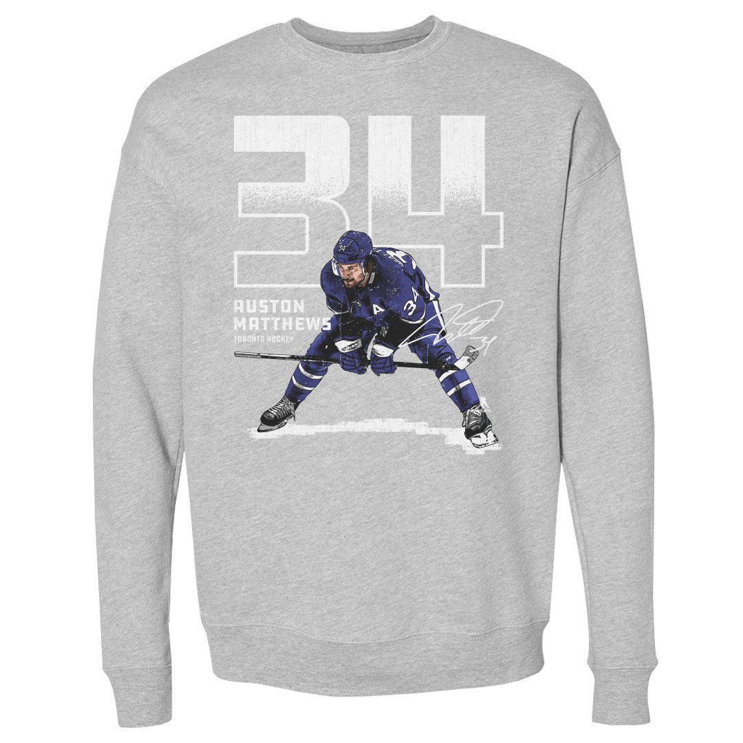 Auston Matthews Men&#39;s Crewneck Sweatshirt | 500 LEVEL