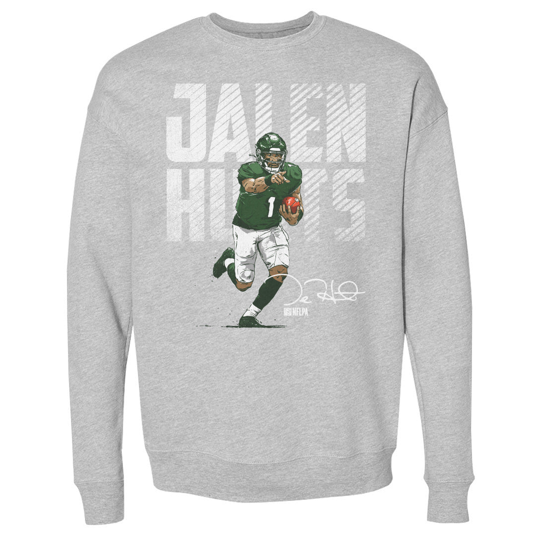 Jalen Hurts Men&#39;s Crewneck Sweatshirt | 500 LEVEL