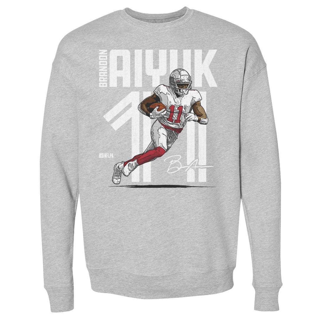 Brandon Aiyuk Men&#39;s Crewneck Sweatshirt | 500 LEVEL