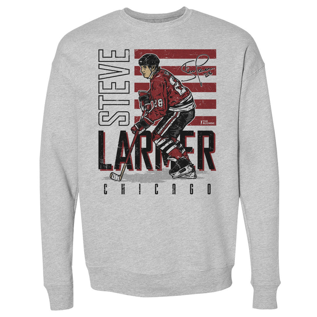 Steve Larmer Men&#39;s Crewneck Sweatshirt | 500 LEVEL