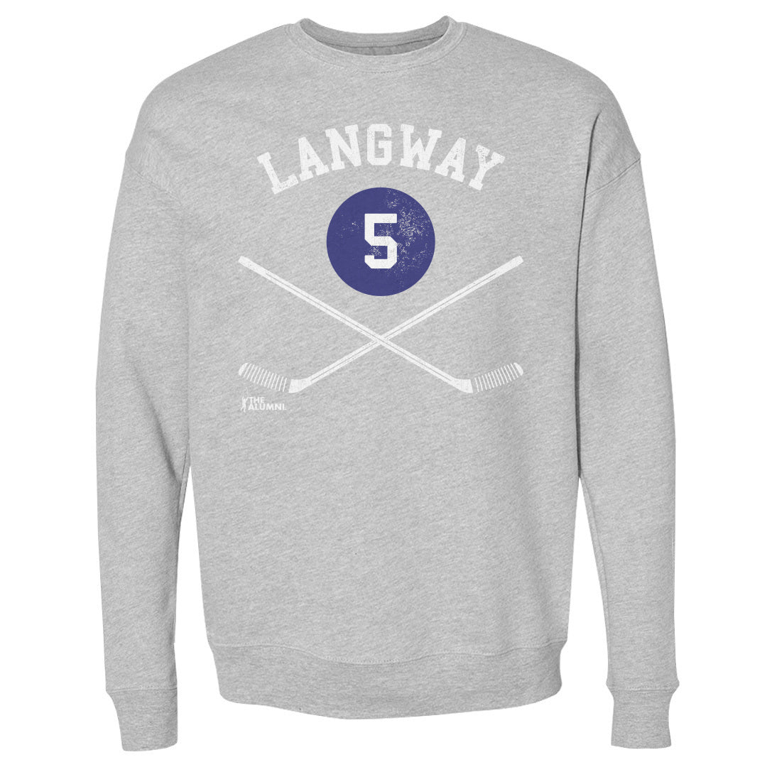 Rod Langway Men&#39;s Crewneck Sweatshirt | 500 LEVEL