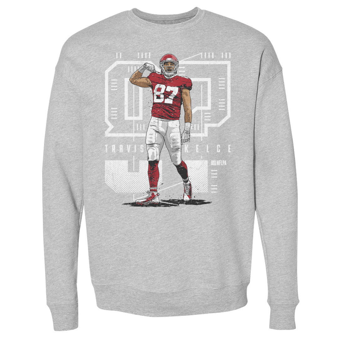 Travis Kelce Men&#39;s Crewneck Sweatshirt | 500 LEVEL