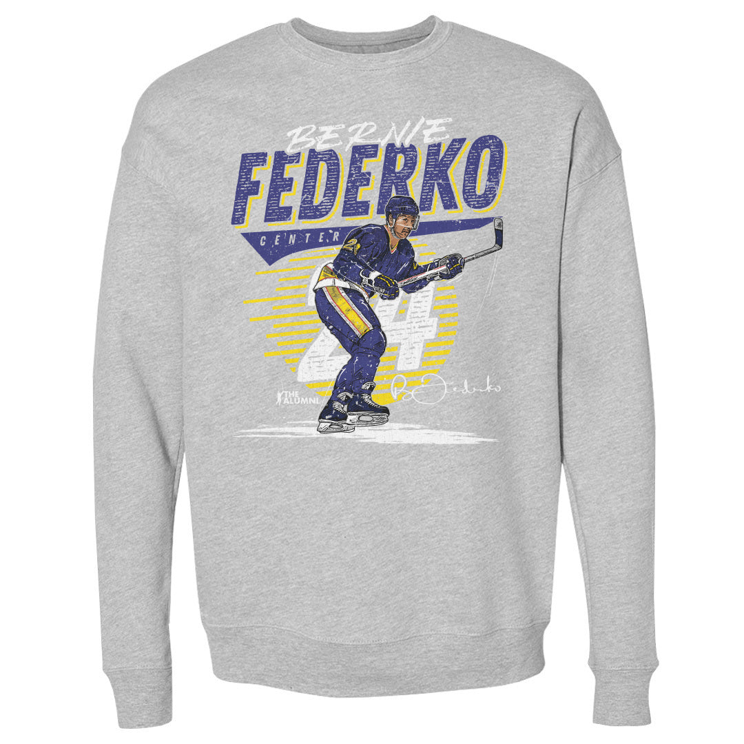 Bernie Federko Men&#39;s Crewneck Sweatshirt | 500 LEVEL