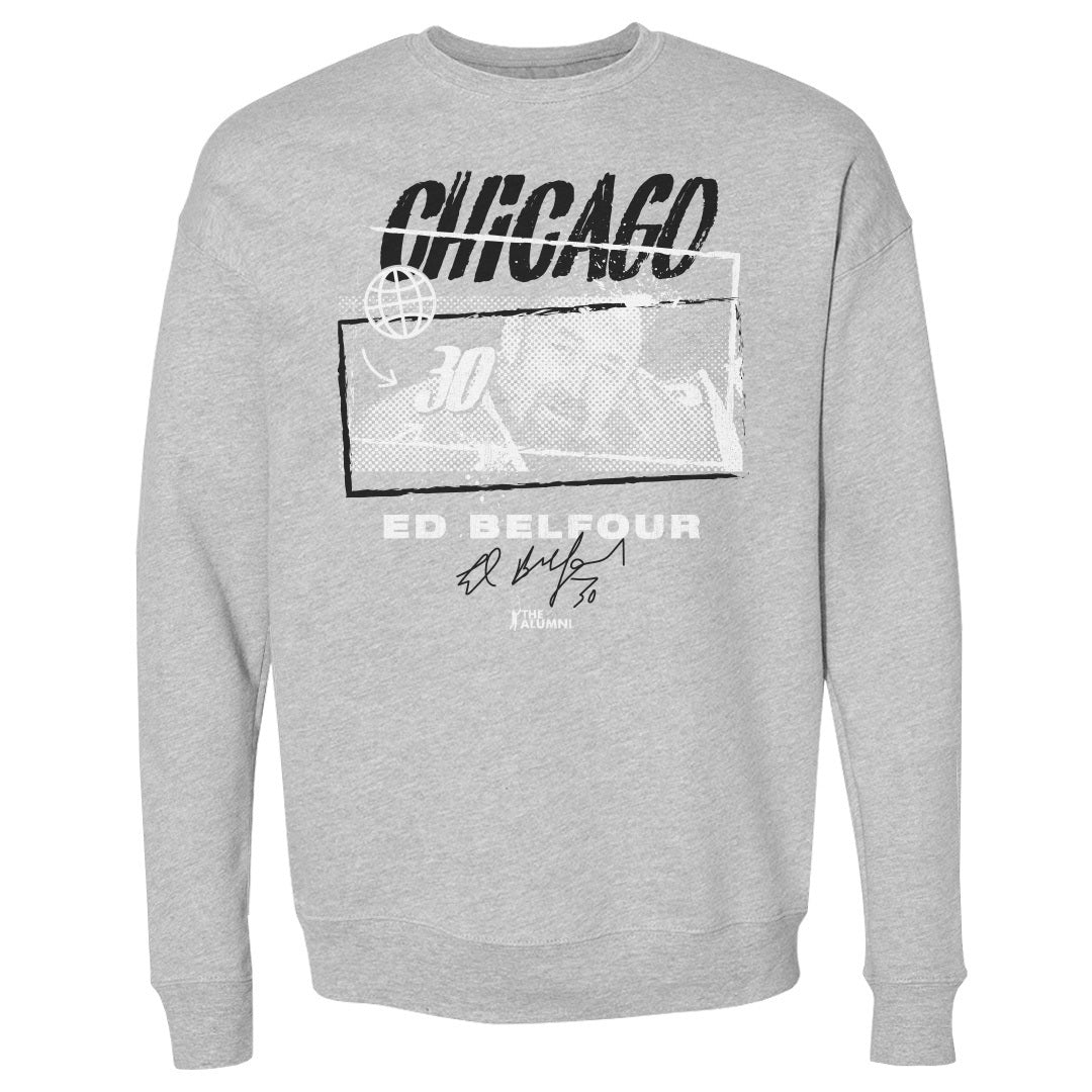 Ed Belfour Men&#39;s Crewneck Sweatshirt | 500 LEVEL