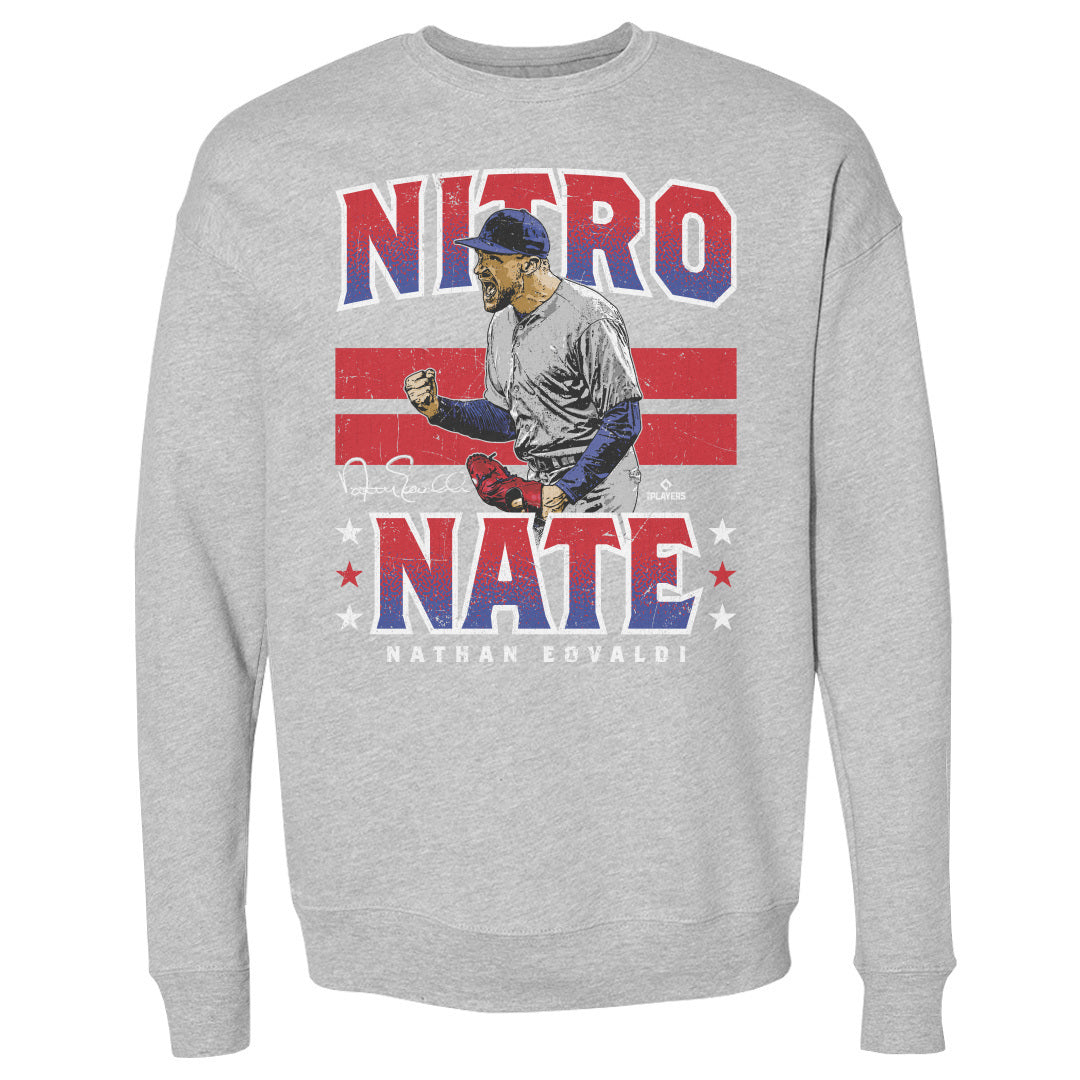 Nathan Eovaldi Men&#39;s Crewneck Sweatshirt | 500 LEVEL