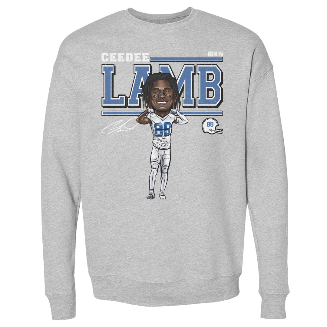 CeeDee Lamb Men&#39;s Crewneck Sweatshirt | 500 LEVEL